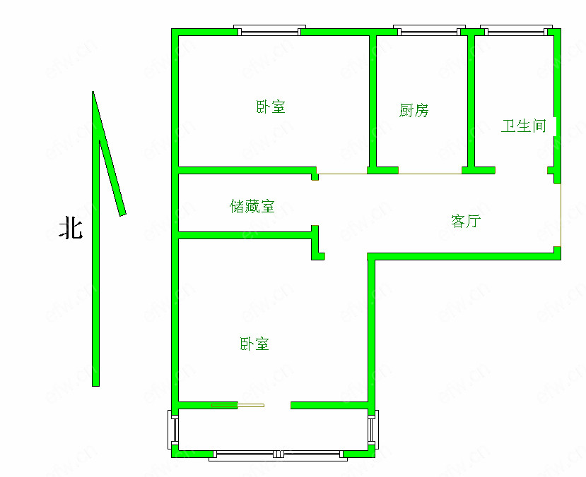 宁海里小区（一期） 2室1厅