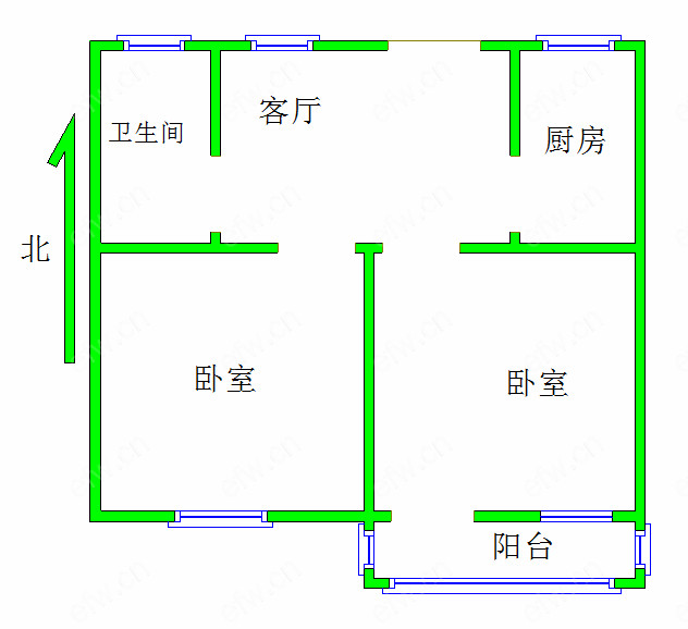 芦庄四区 2室1厅