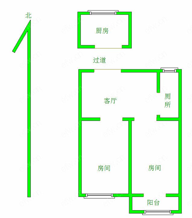 扬名一村 2室1厅