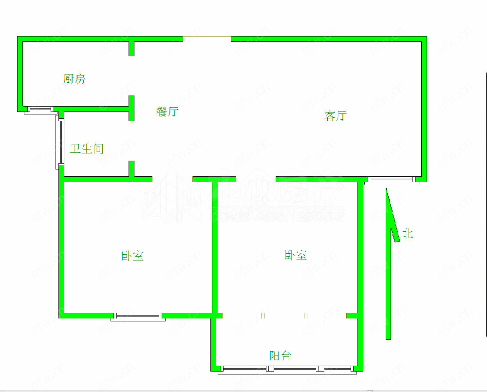 寺头家园 2室2厅...