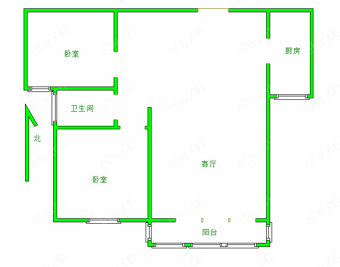 广石家园 2室2厅