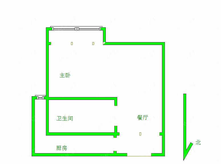 融创理想城市花园(亚美利加) 1室1厅