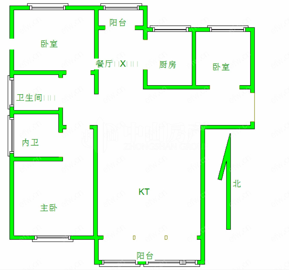 世茂首府（天域景园） 3室2厅