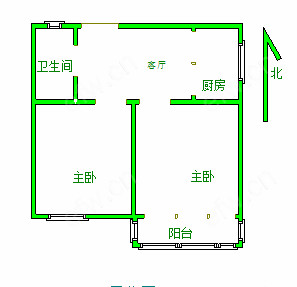 翠云新村 2室1厅  不是顶楼 诚卖