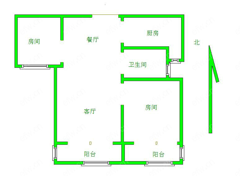 融创熙园三期(120-186) 2室2厅