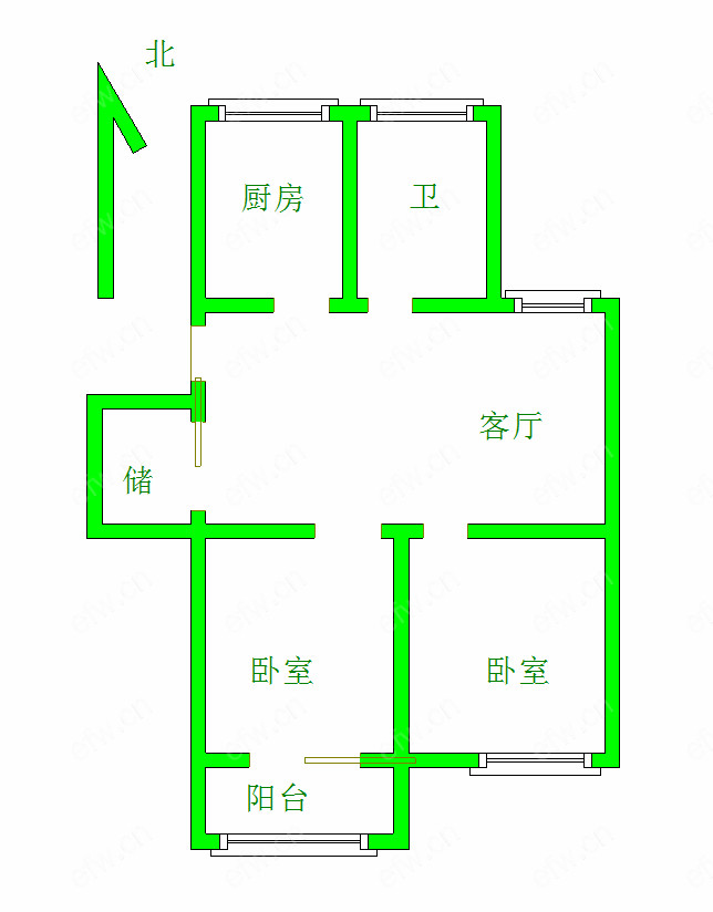欧典家园 2室2厅