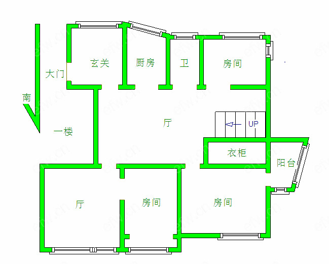阳光城市花园A区 6室2厅