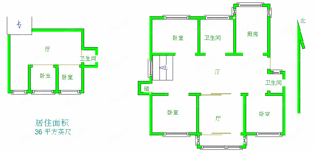 扬名花园 4室2厅