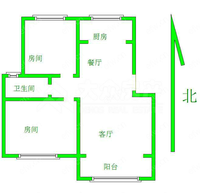 晴山蓝城二期（122-259） 2室2厅