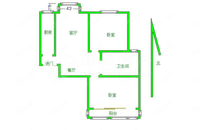 华夏泉绅(永利花苑) 2室2厅