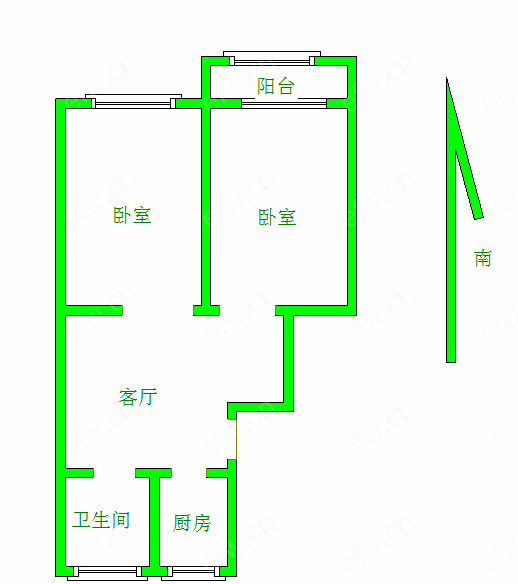 羊 腰 湾  2室1厅