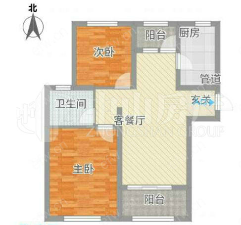 国信世家璞园 2室2厅