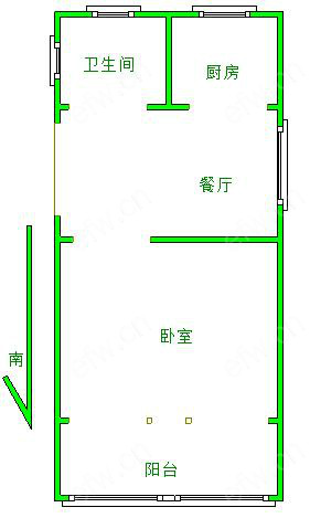 盛岸二村  1室1厅