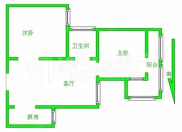 金马际花园 2室2厅