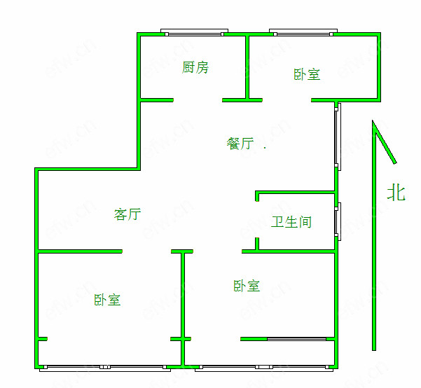 凤翔苑 3室2厅000000