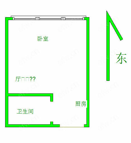 奥林匹克花园 1室1厅