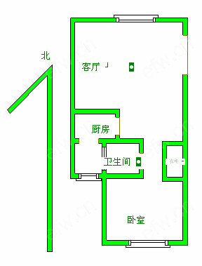 嘉德港与城(水韵金阁) 1室1厅