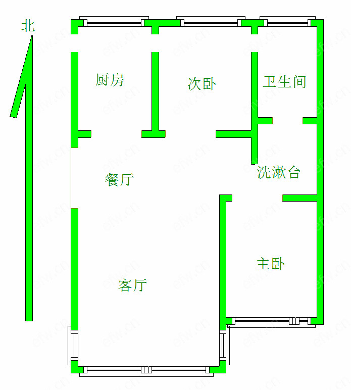 瑞江花园 2室1厅