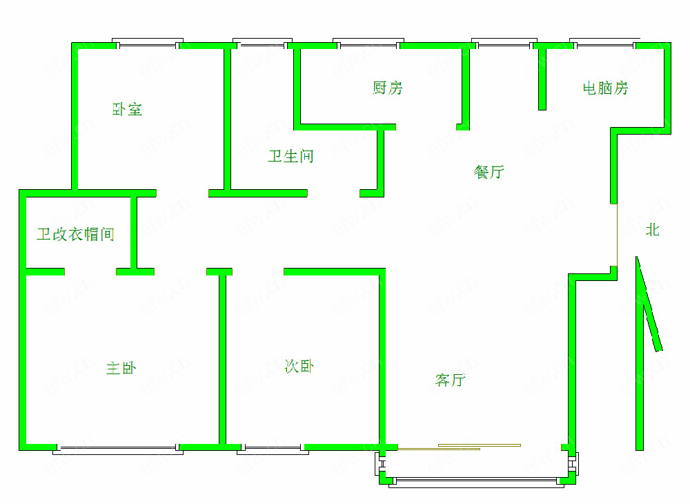 九龙仓时代上城A区 3室2厅