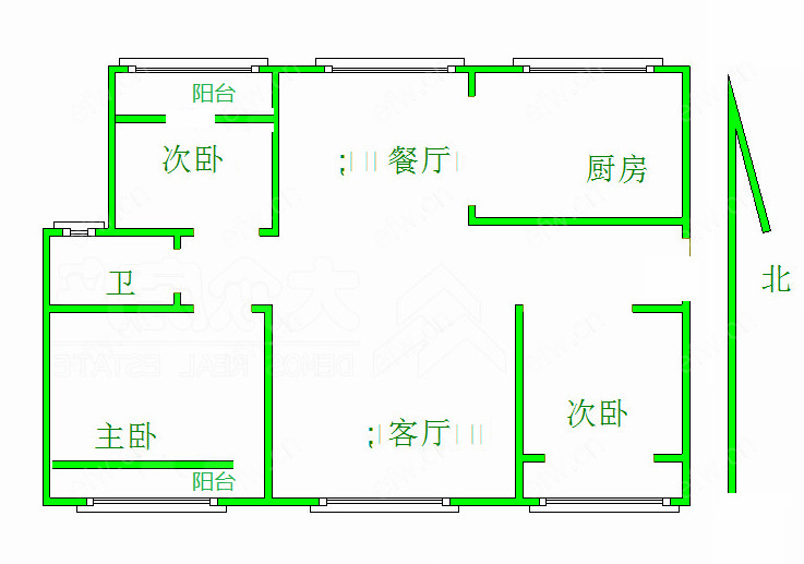 奥林匹克花园 3室2厅