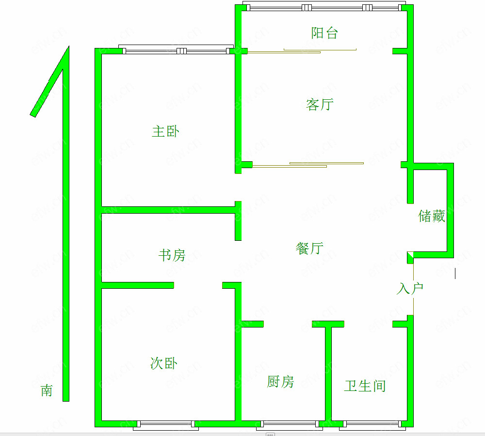 禾嘉苑（古运河小区） 2室2厅