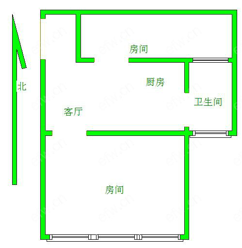 西水东 精装2室1厅