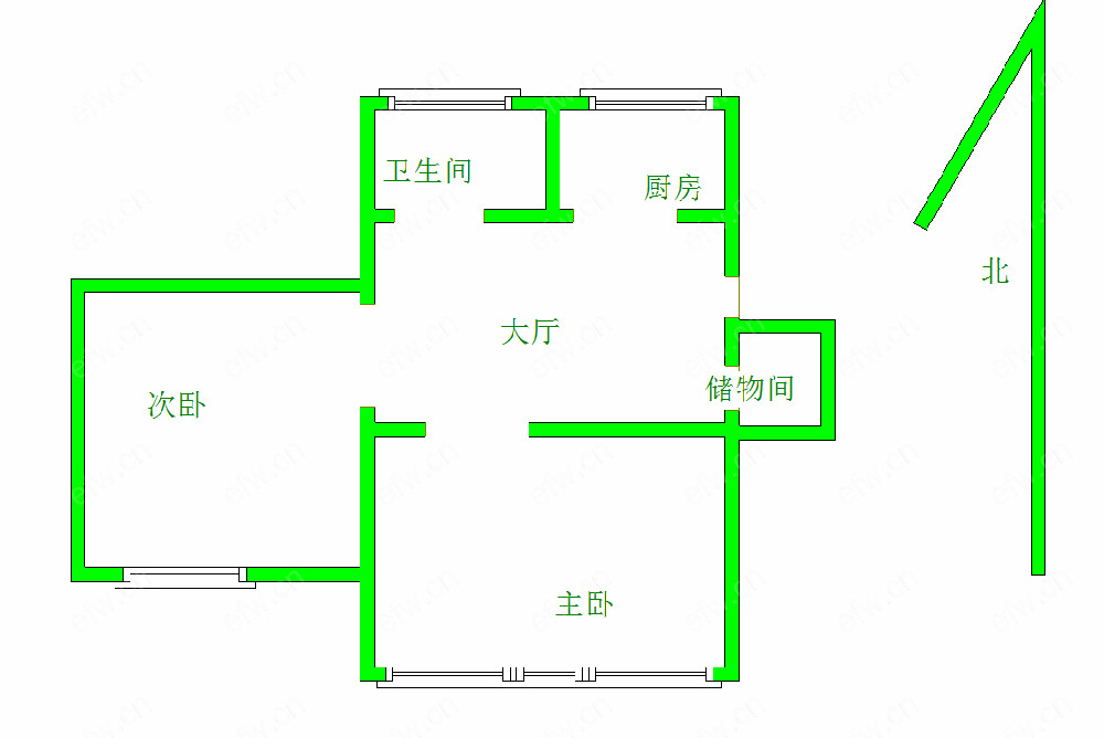 广南里 2室1厅，看着可以谈