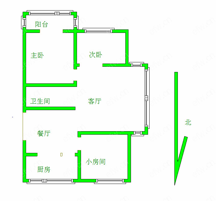 建华新村 3室2厅