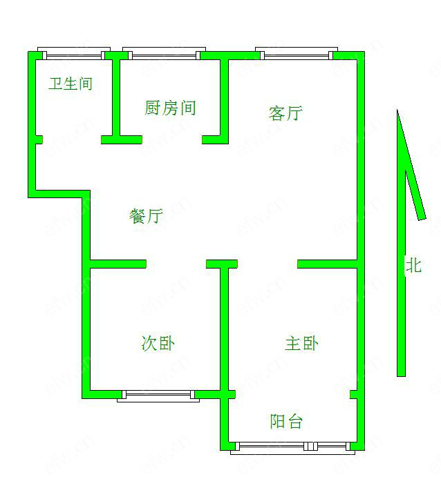 民生公寓（小木桥北） 3室2厅