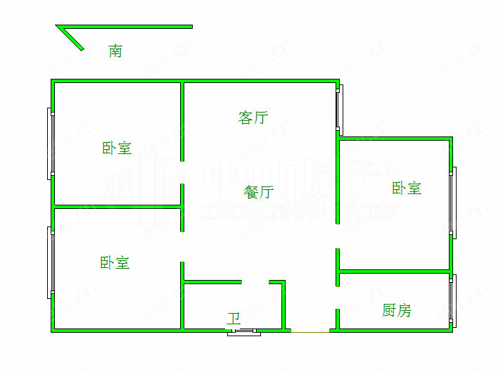 春潮花园二期 3室2厅