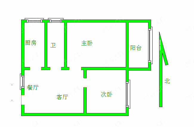 锡澄三村  2室1厅