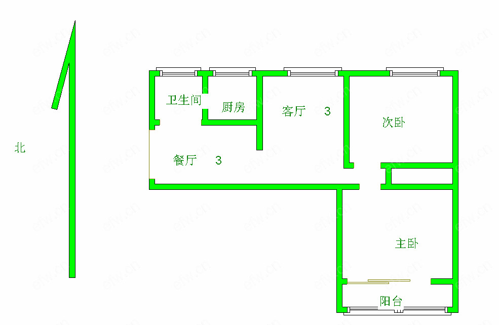 团结一村 2室1厅