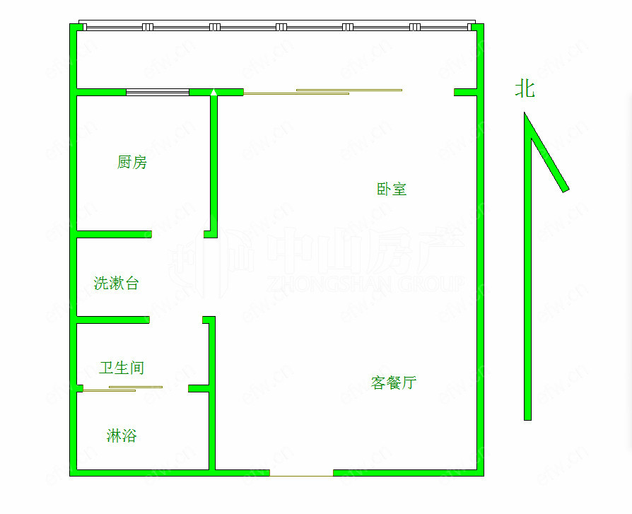 金科观天下 1室1厅